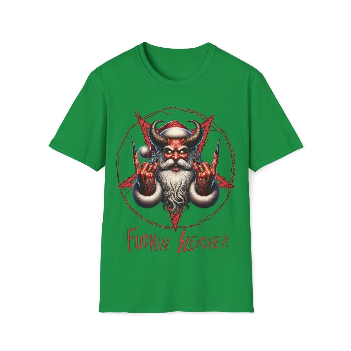 Fucking Sleigher Christmas Unisex T-Shirt - T - Generates