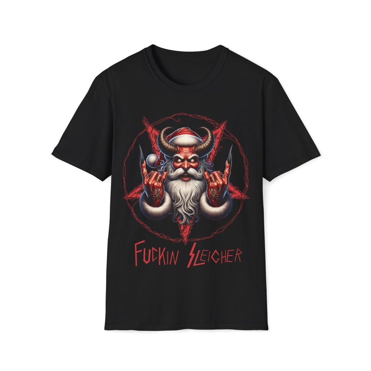 Fucking Sleigher Christmas Unisex T-Shirt - T - Generates