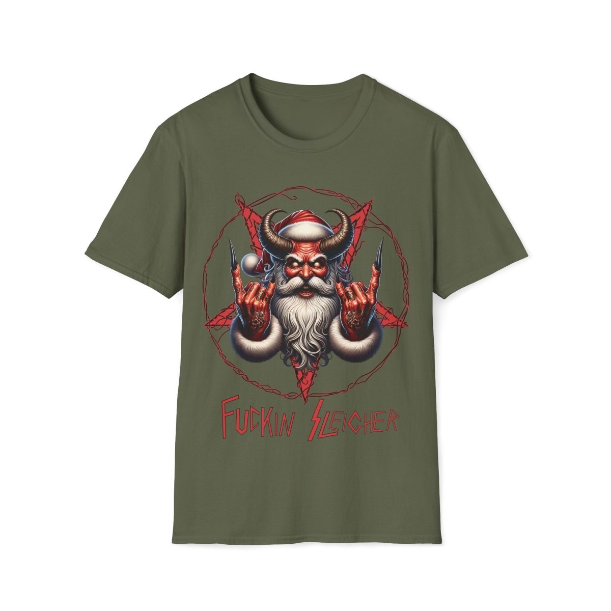 Fucking Sleigher Christmas Unisex T-Shirt - T - Generates