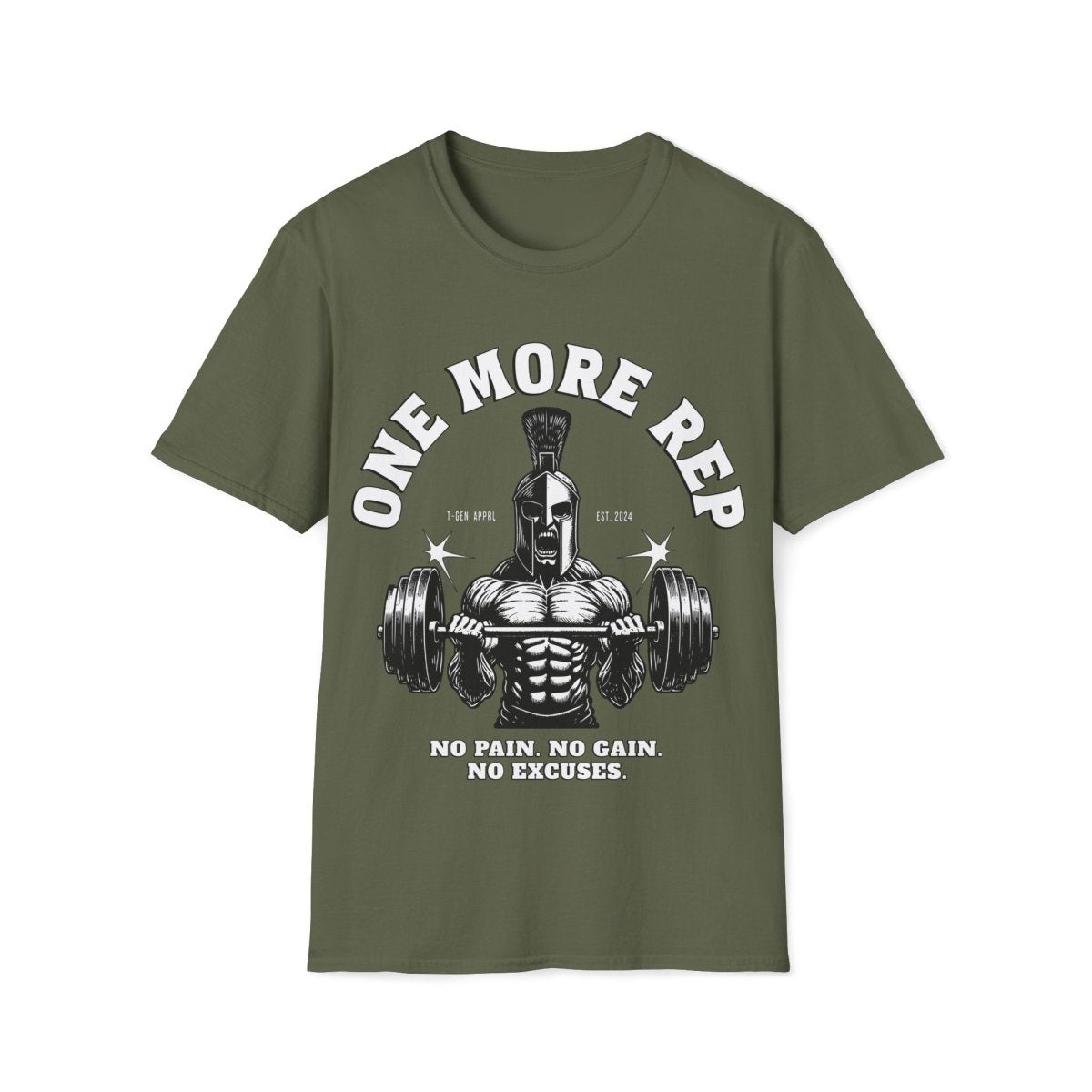 One More Rep Spartan Unisex T-Shirt - T - Generates