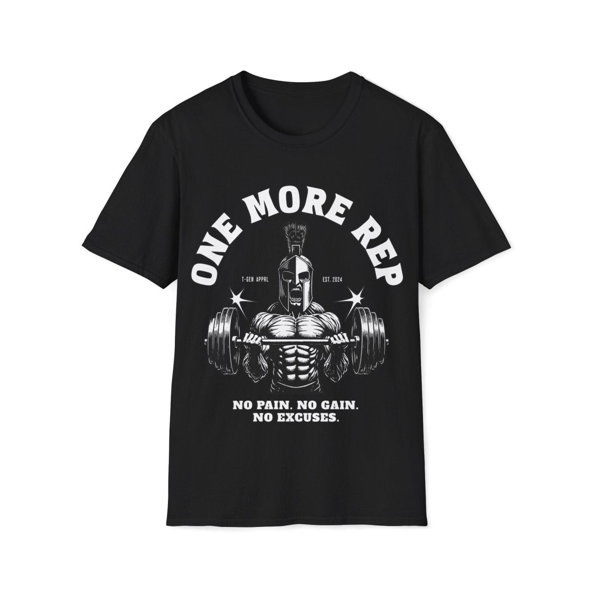 One More Rep Spartan Unisex T-Shirt - T - Generates