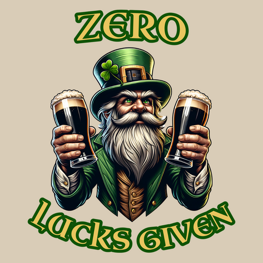 Zero Lucks Given Saint Patrick's Day Unisex T-Shirt