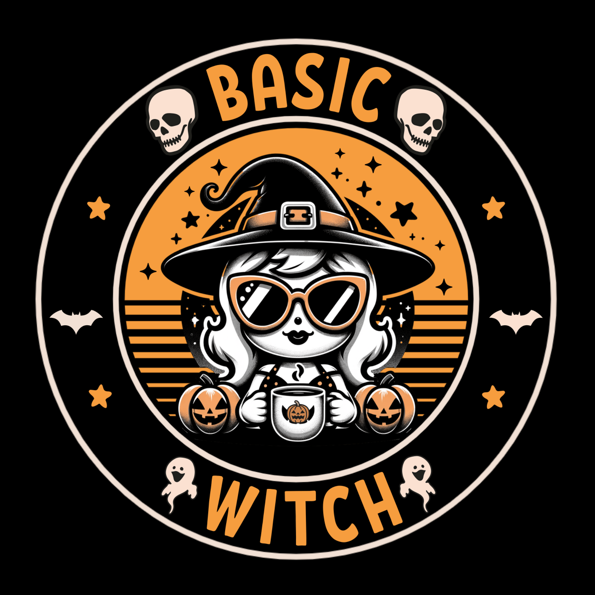Basic Witch Halloween Unisex T-Shirt - T - Generates