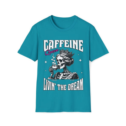 Caffeine Queen Living The Dream Unisex T-Shirt - T - Generates