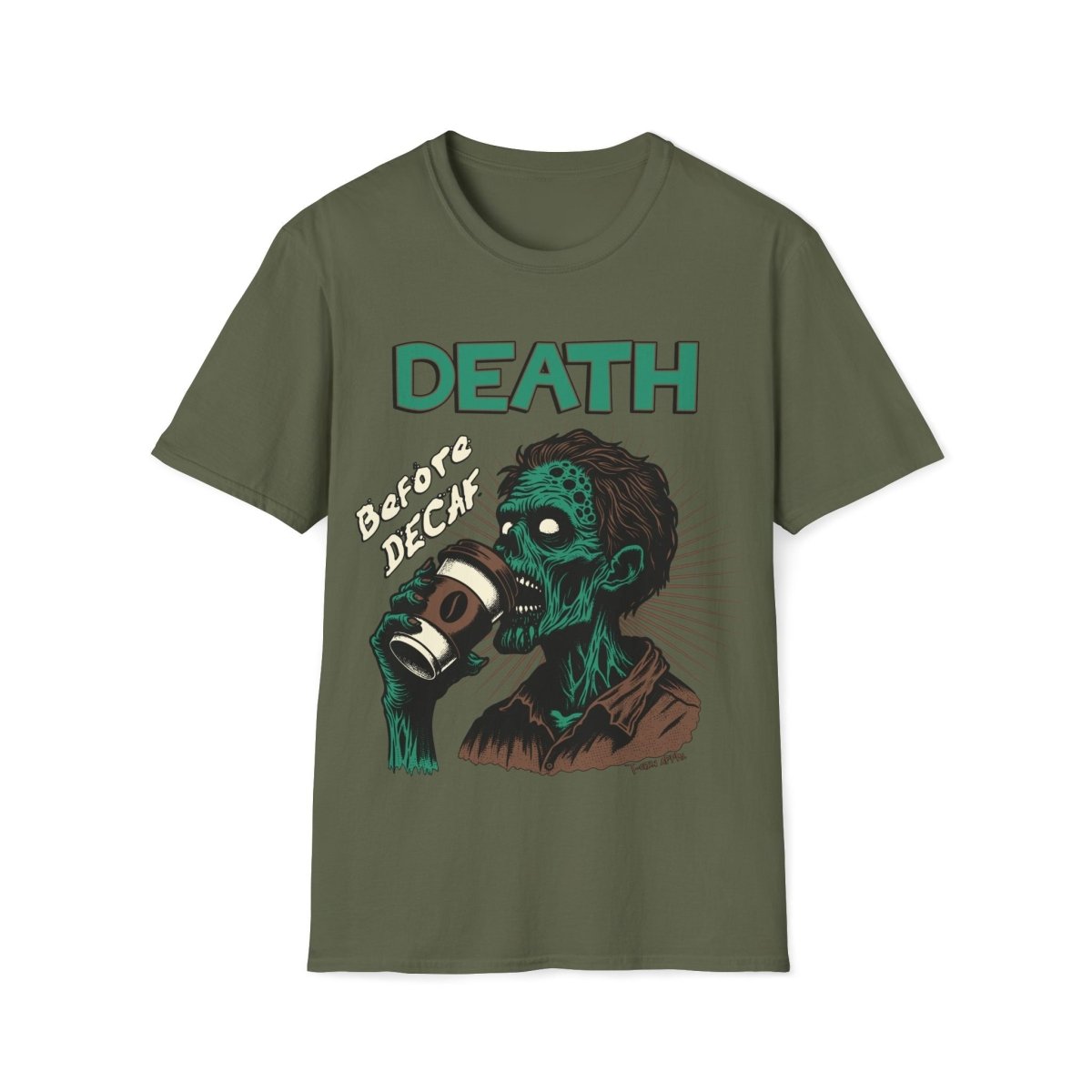 Death Before Decaf Unisex T-Shirt - T - Generates