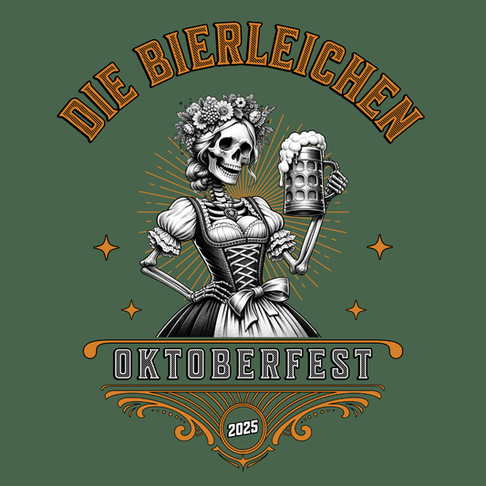 Die Bierleichen (Beer Corpses) Female Oktoberfest 2025 Unisex T-Shirt - T - Generates