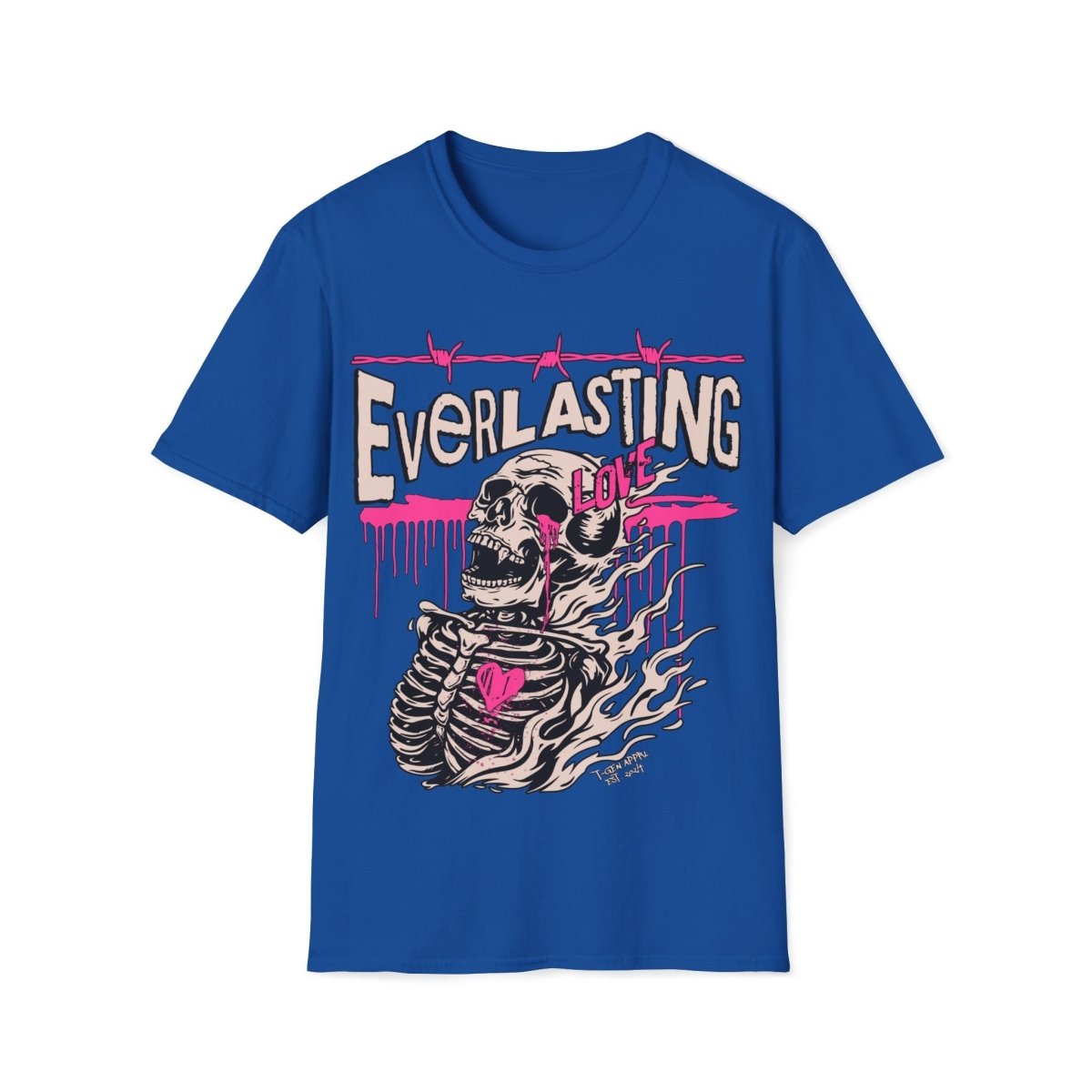 Everlasting Love Skeleton Vampire Unisex T-Shirt - T - Generates