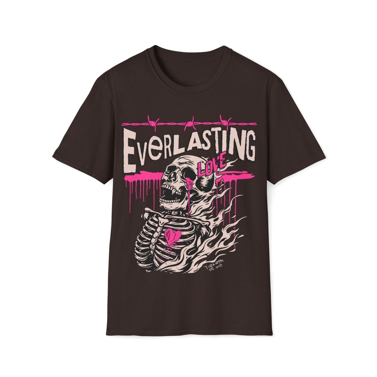 Everlasting Love Skeleton Vampire Unisex T-Shirt - T - Generates
