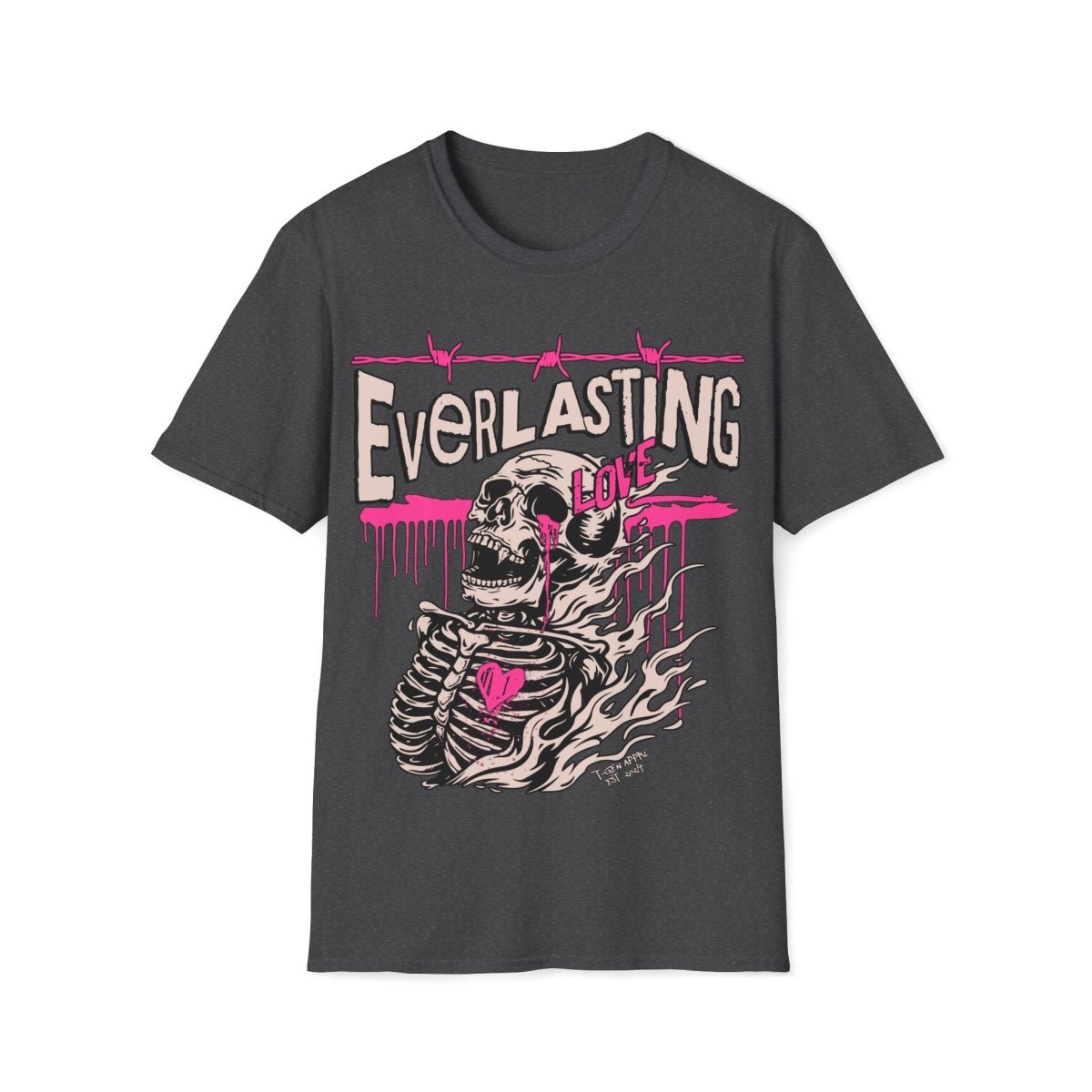 Everlasting Love Skeleton Vampire Unisex T-Shirt - T - Generates