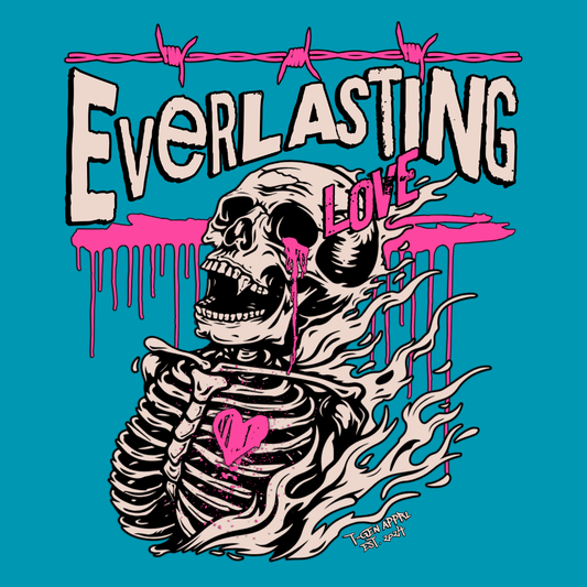 Everlasting Love Skeleton Vampire Unisex T-Shirt - T - Generates