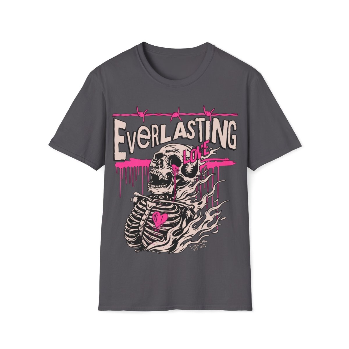 Everlasting Love Skeleton Vampire Unisex T-Shirt - T - Generates