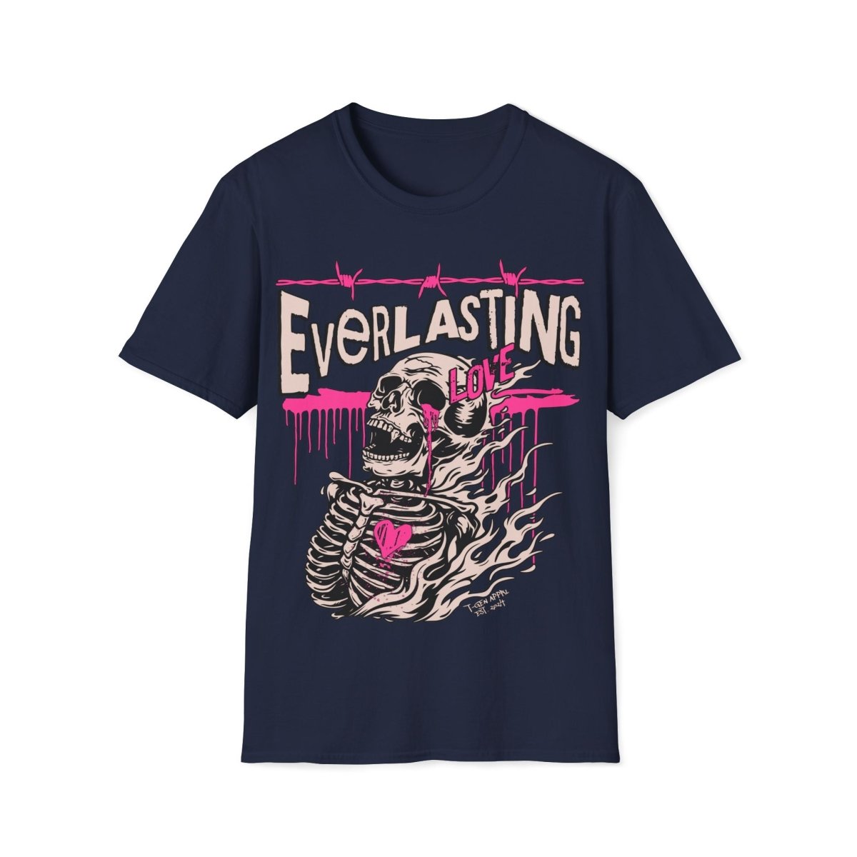 Everlasting Love Skeleton Vampire Unisex T-Shirt - T - Generates