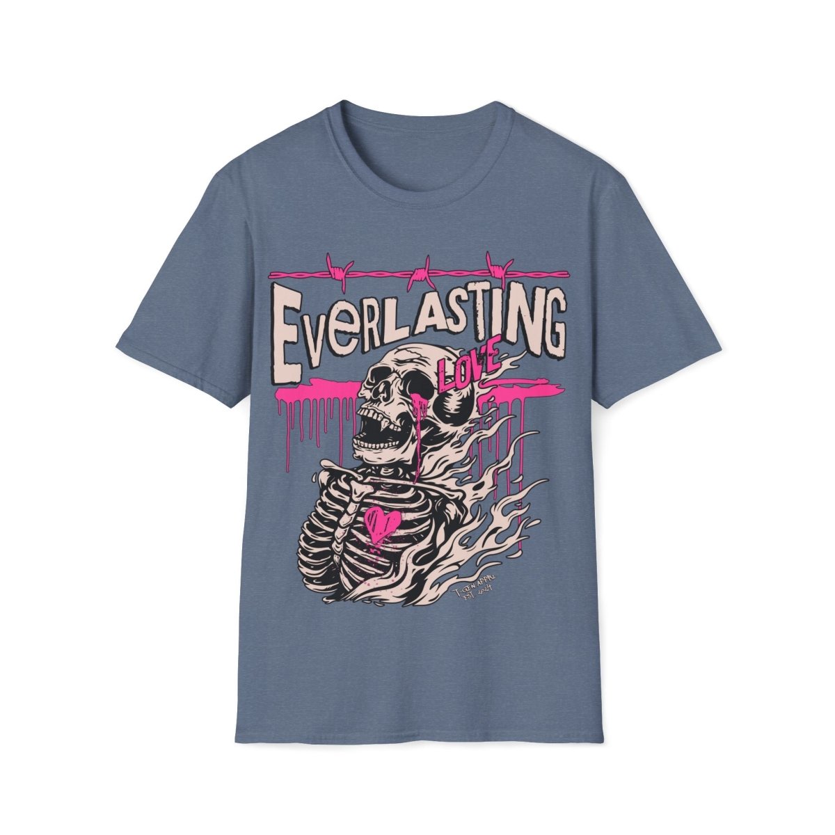 Everlasting Love Skeleton Vampire Unisex T-Shirt - T - Generates