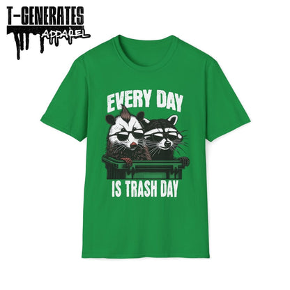 Everyday is Trash Day Racoon Possum Unisex T-Shirt - T - Generates