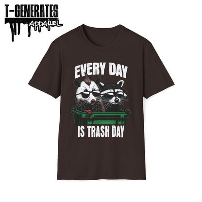 Everyday is Trash Day Racoon Possum Unisex T-Shirt - T - Generates