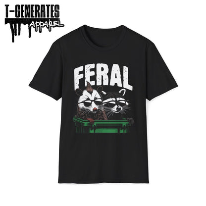 Feral Raccon Possum Trash Panda Unisex T-Shirt - T - Generates