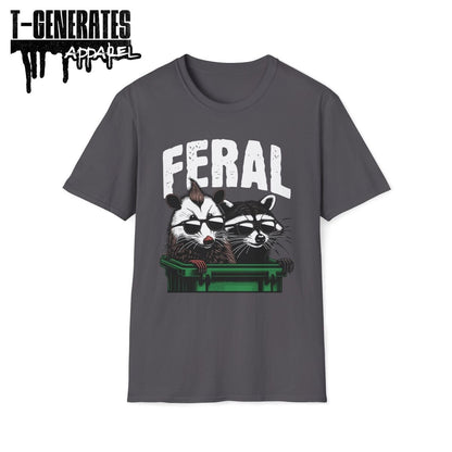Feral Raccon Possum Trash Panda Unisex T-Shirt - T - Generates