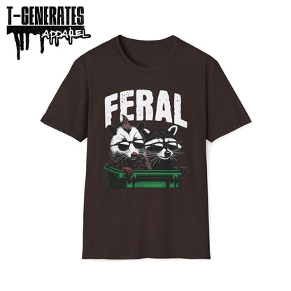 Feral Raccon Possum Trash Panda Unisex T-Shirt - T - Generates
