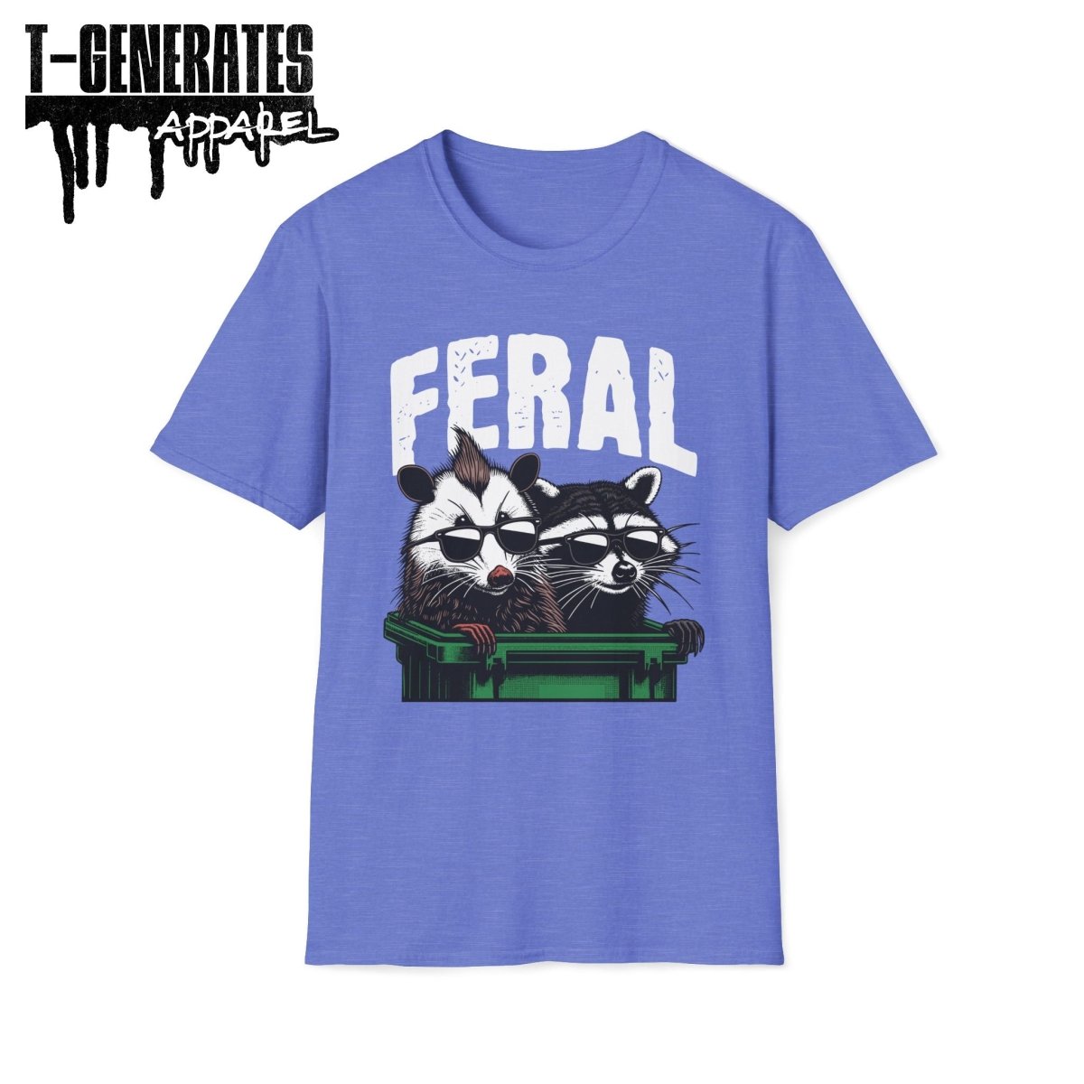 Feral Raccon Possum Trash Panda Unisex T-Shirt - T - Generates