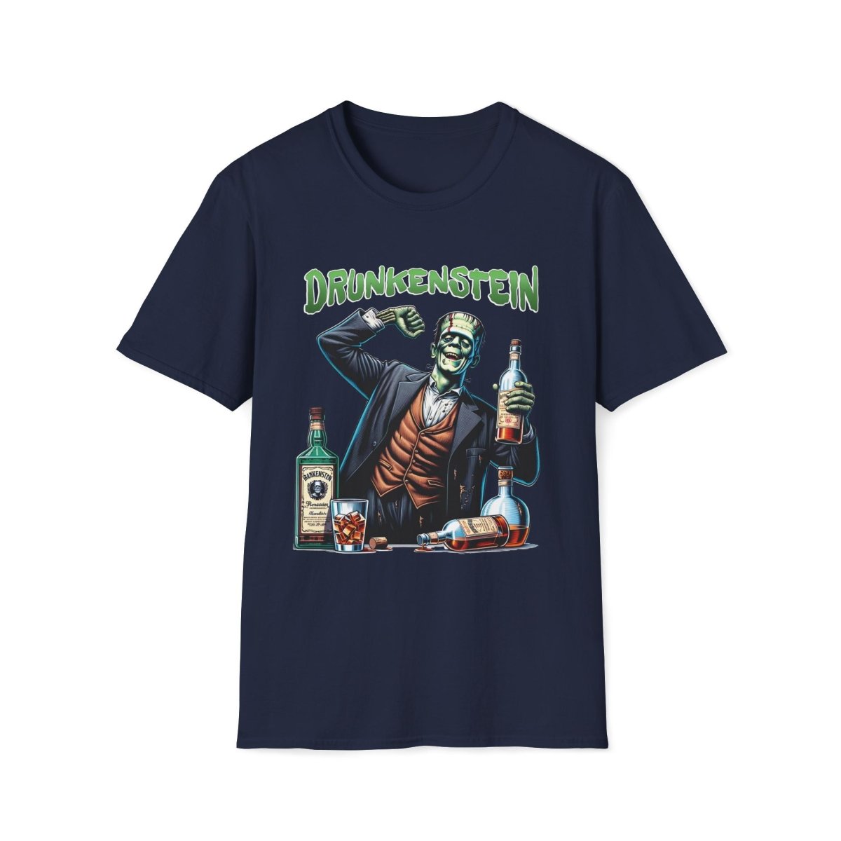 Frankenstein Drunkenstein Halloween Unisex T-Shirt - T - Generates