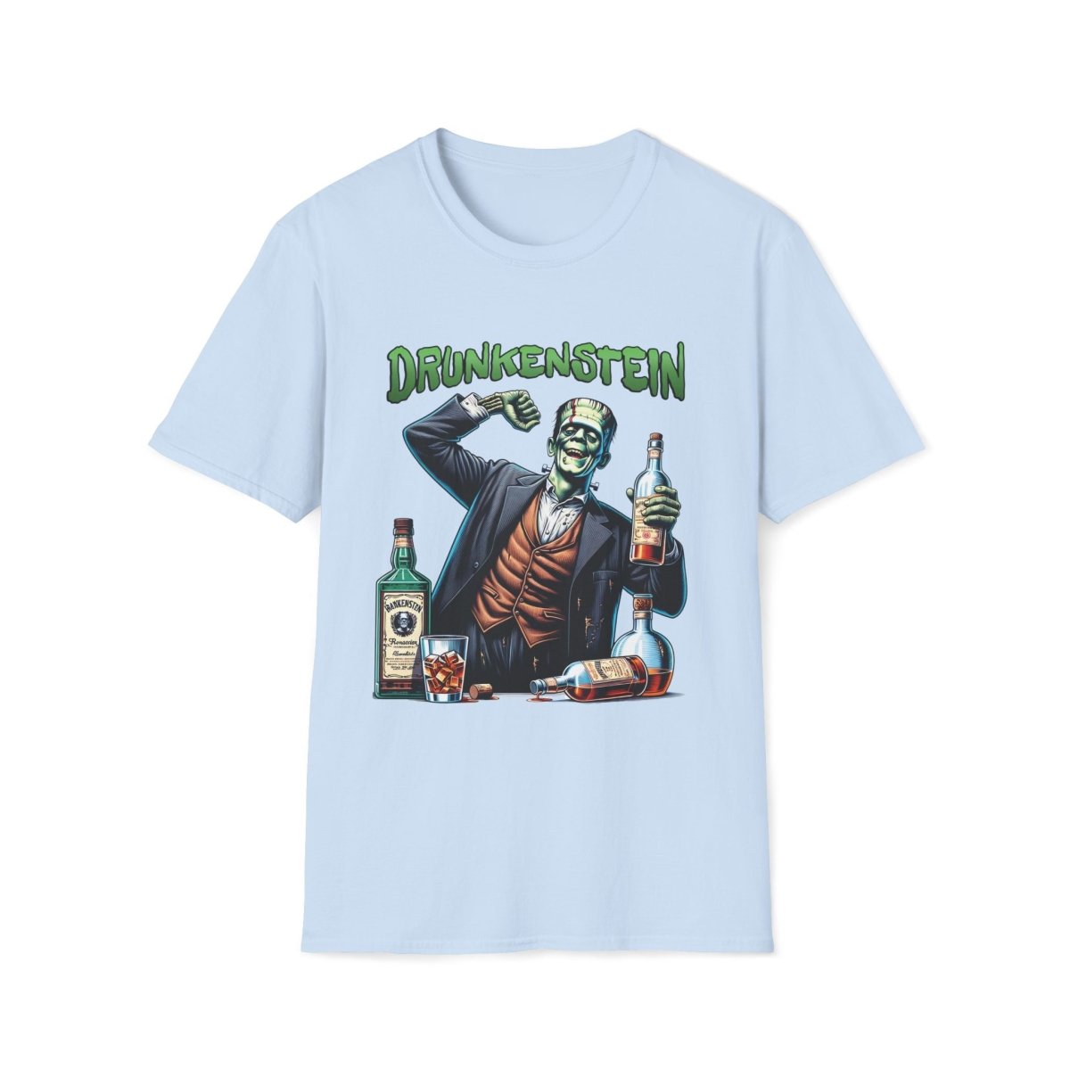 Frankenstein Drunkenstein Halloween Unisex T-Shirt - T - Generates