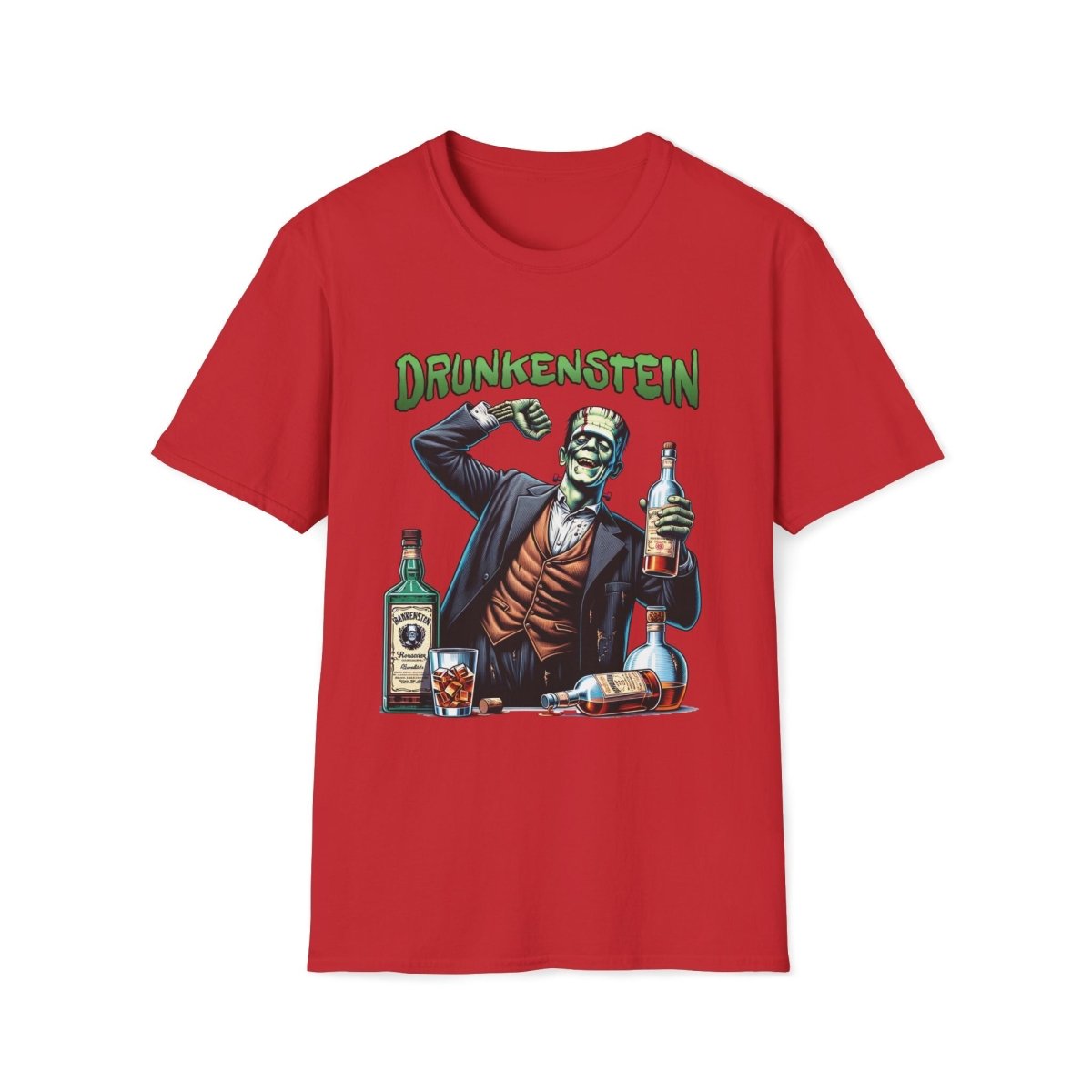 Frankenstein Drunkenstein Halloween Unisex T-Shirt - T - Generates