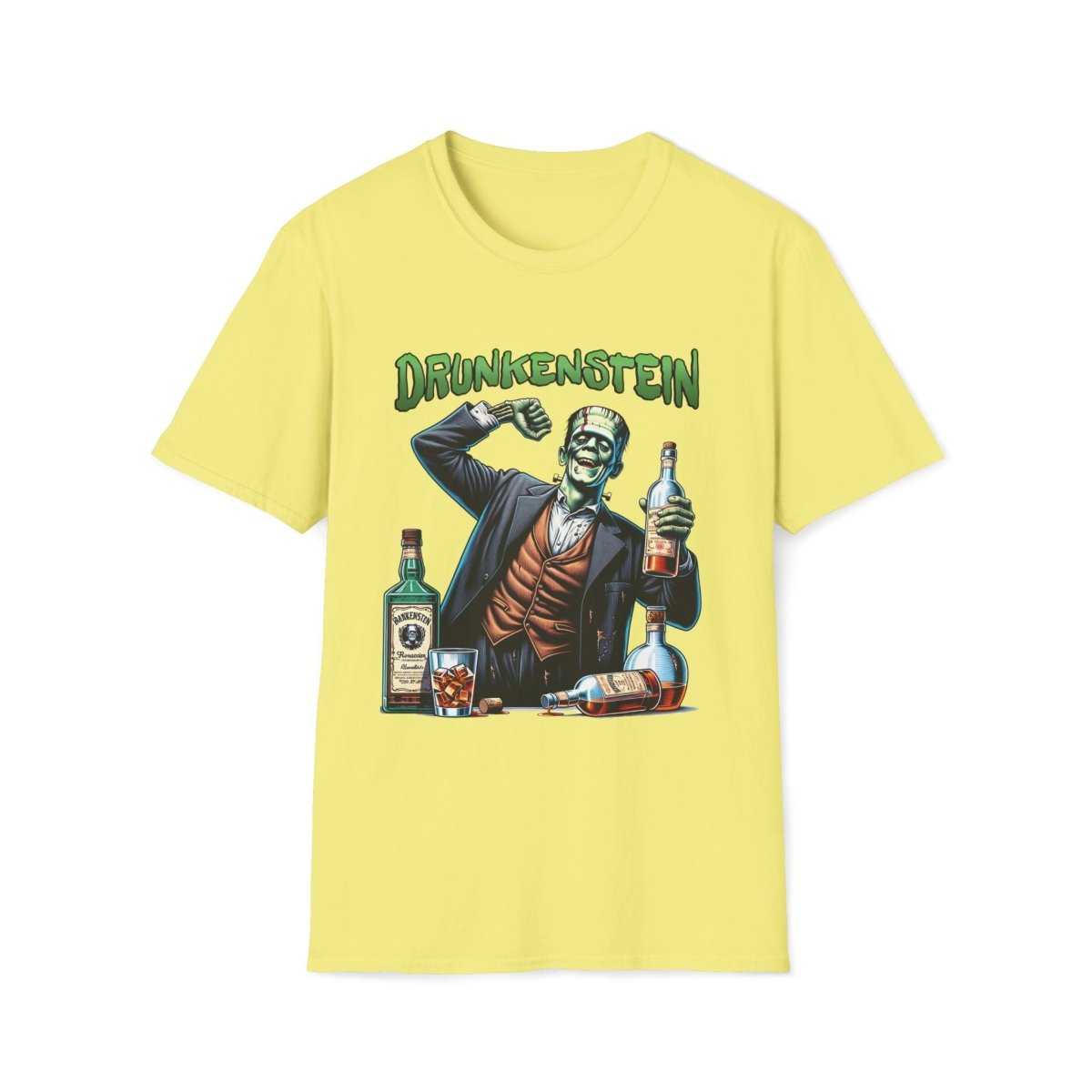 Frankenstein Drunkenstein Halloween Unisex T-Shirt - T - Generates