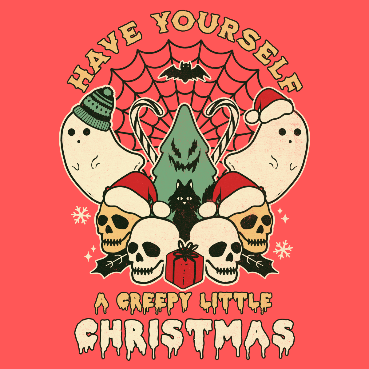 Have Yourself A Creepy Little Christmas Unisex T-Shirt - T - Generates