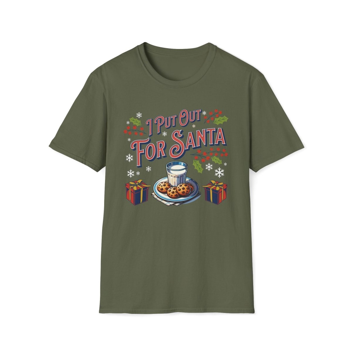 I Put Out for Santa Christmas Unisex T-Shirt - T - Generates