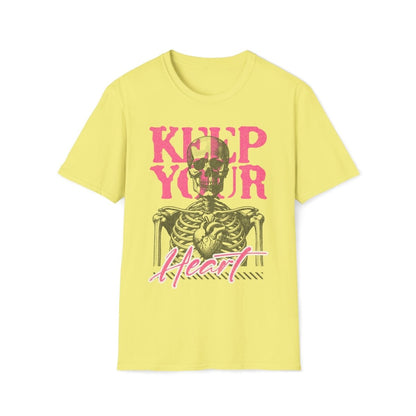 Keep Your Heart Emo Valentines Day Unisex T-Shirt - T - Generates