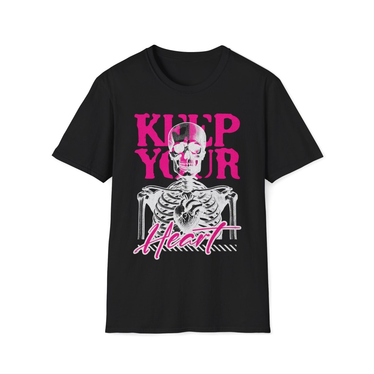 Keep Your Heart Emo Valentines Day Unisex T-Shirt - T - Generates