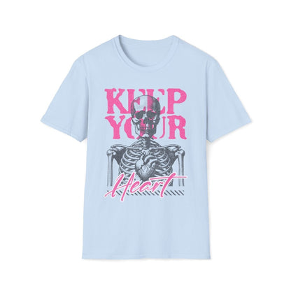 Keep Your Heart Emo Valentines Day Unisex T-Shirt - T - Generates
