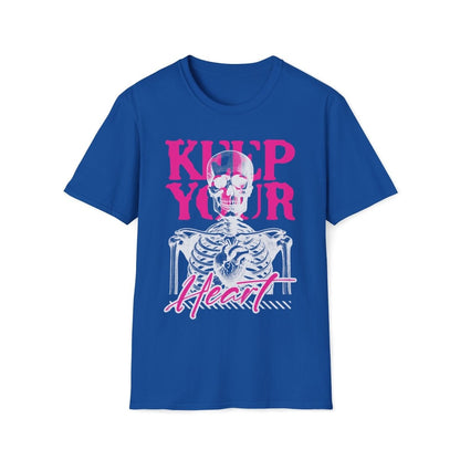 Keep Your Heart Emo Valentines Day Unisex T-Shirt - T - Generates