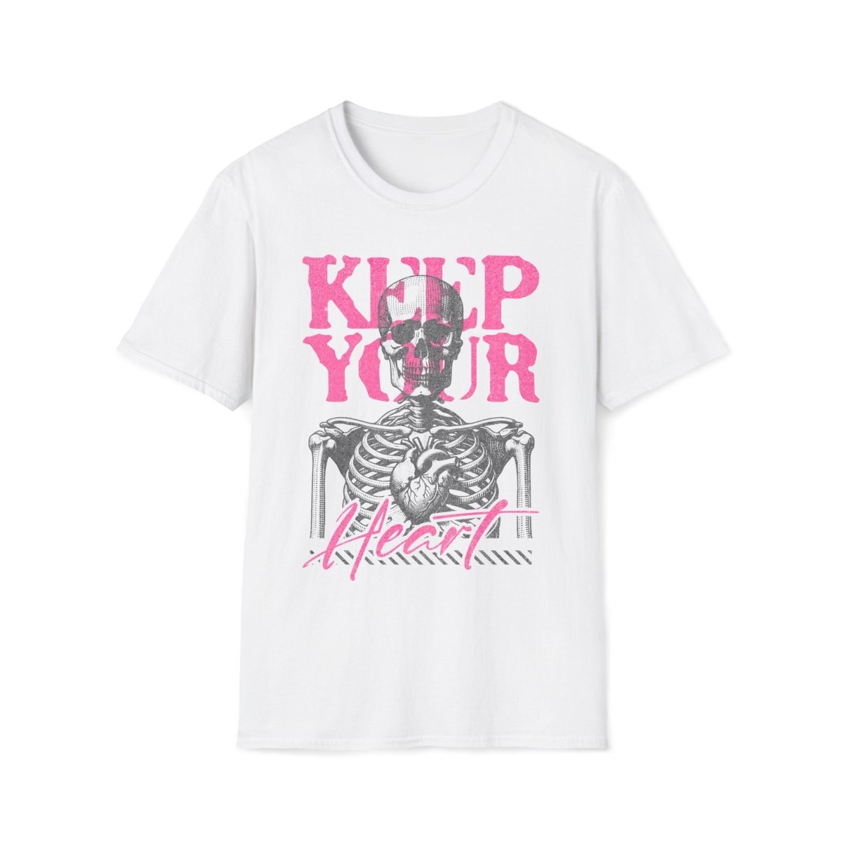Keep Your Heart Emo Valentines Day Unisex T-Shirt - T - Generates
