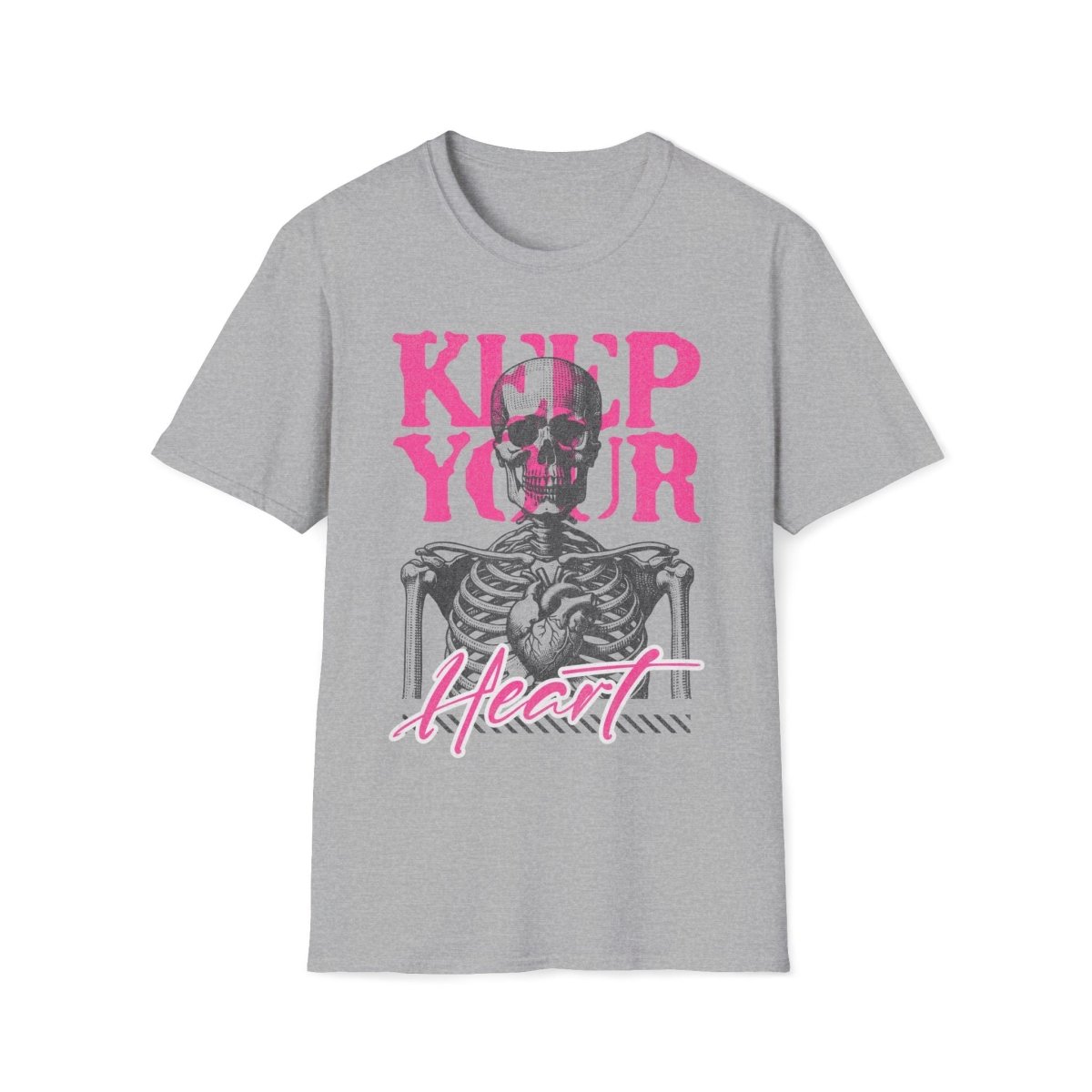 Keep Your Heart Emo Valentines Day Unisex T-Shirt - T - Generates
