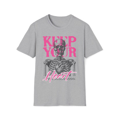Keep Your Heart Emo Valentines Day Unisex T-Shirt - T - Generates