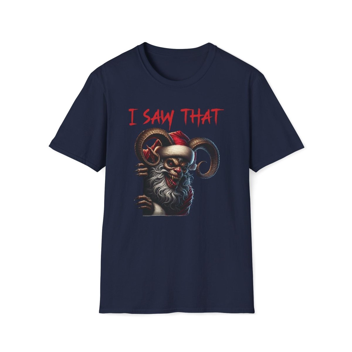 Krampus I Saw That Christmas Unisex T-Shirt - T - Generates