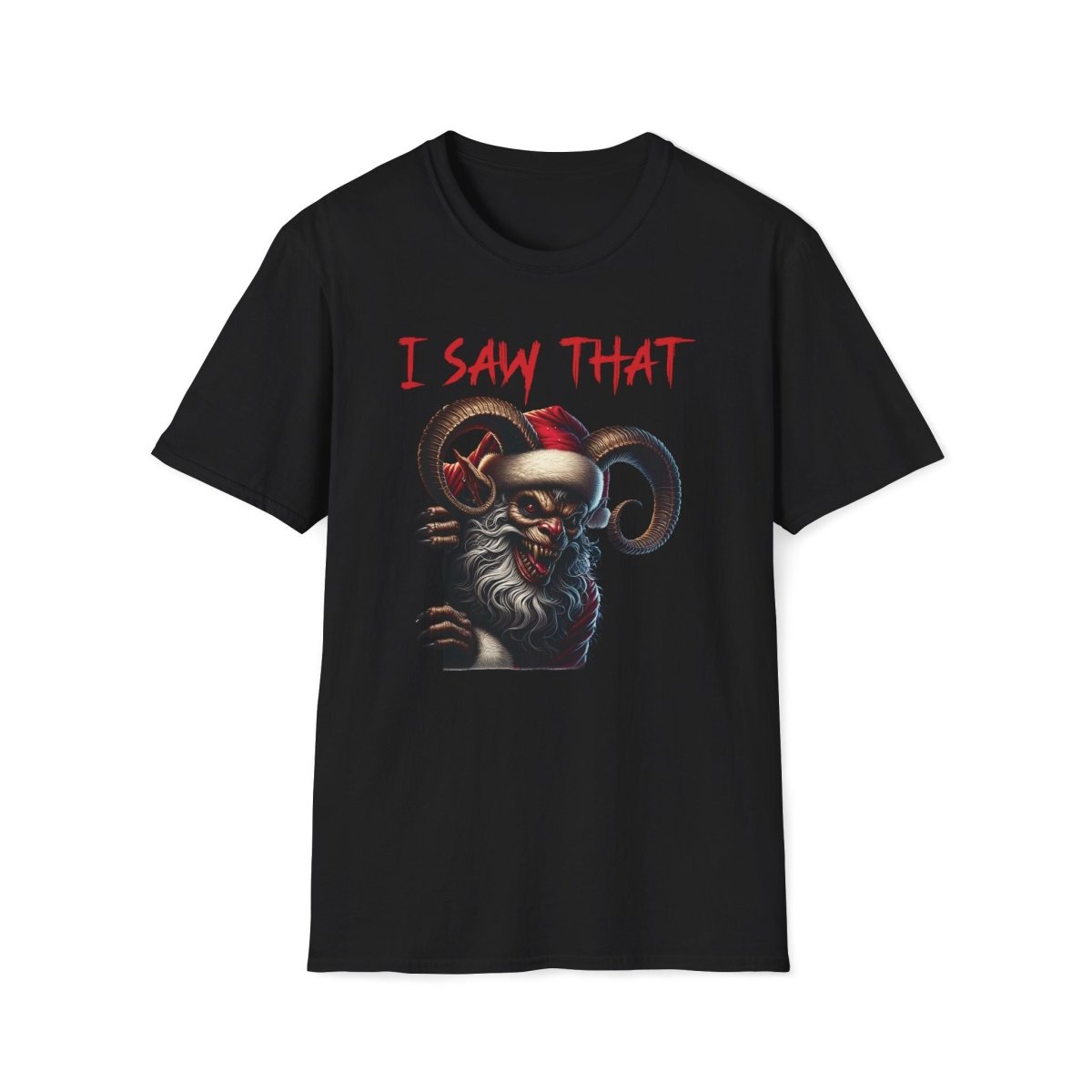 Krampus I Saw That Christmas Unisex T-Shirt - T - Generates