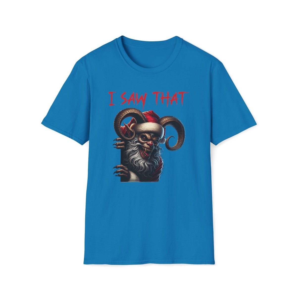 Krampus I Saw That Christmas Unisex T-Shirt - T - Generates