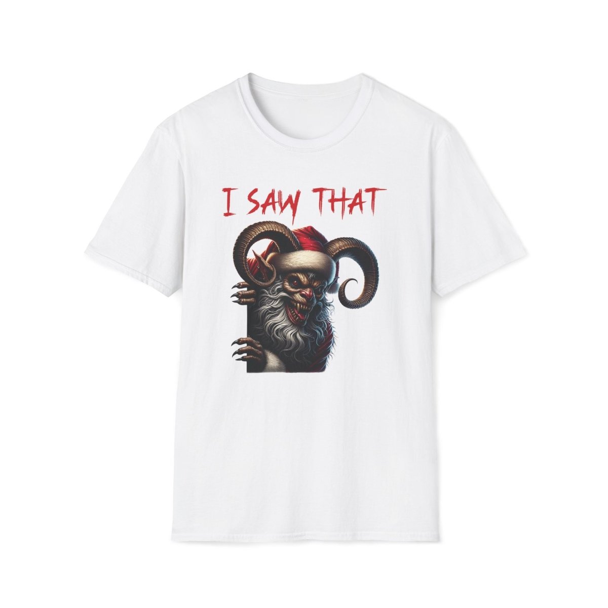 Krampus I Saw That Christmas Unisex T-Shirt - T - Generates