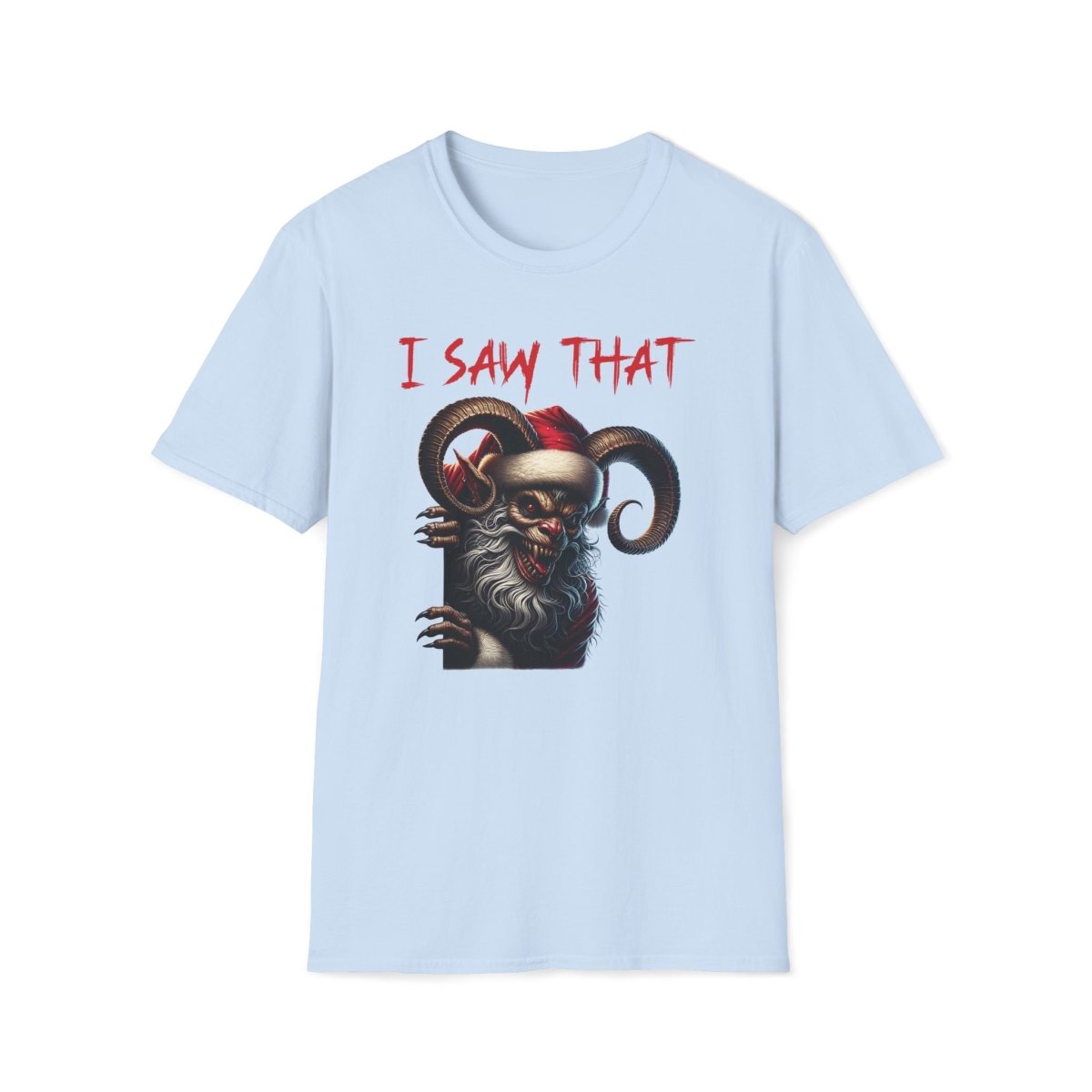 Krampus I Saw That Christmas Unisex T-Shirt - T - Generates