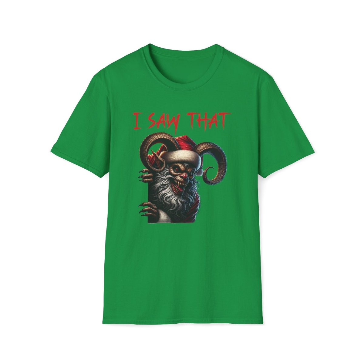 Krampus I Saw That Christmas Unisex T-Shirt - T - Generates