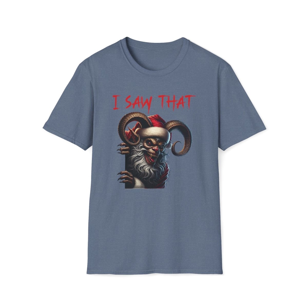 Krampus I Saw That Christmas Unisex T-Shirt - T - Generates