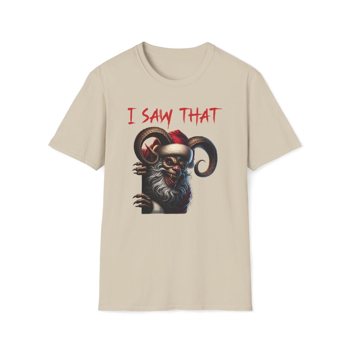 Krampus I Saw That Christmas Unisex T-Shirt - T - Generates