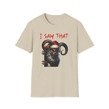 Krampus I Saw That Christmas Unisex T-Shirt - T - Generates