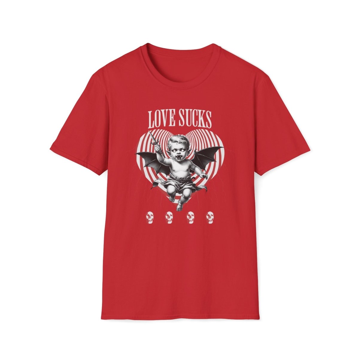 Love Bites Vampire Cupid Valentines Day Unisex T-Shirt - T - Generates