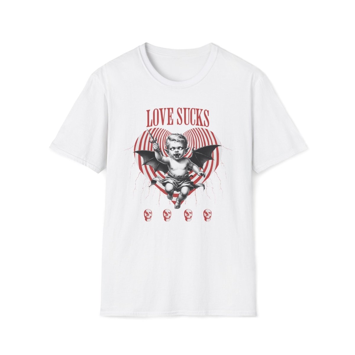 Love Bites Vampire Cupid Valentines Day Unisex T-Shirt - T - Generates