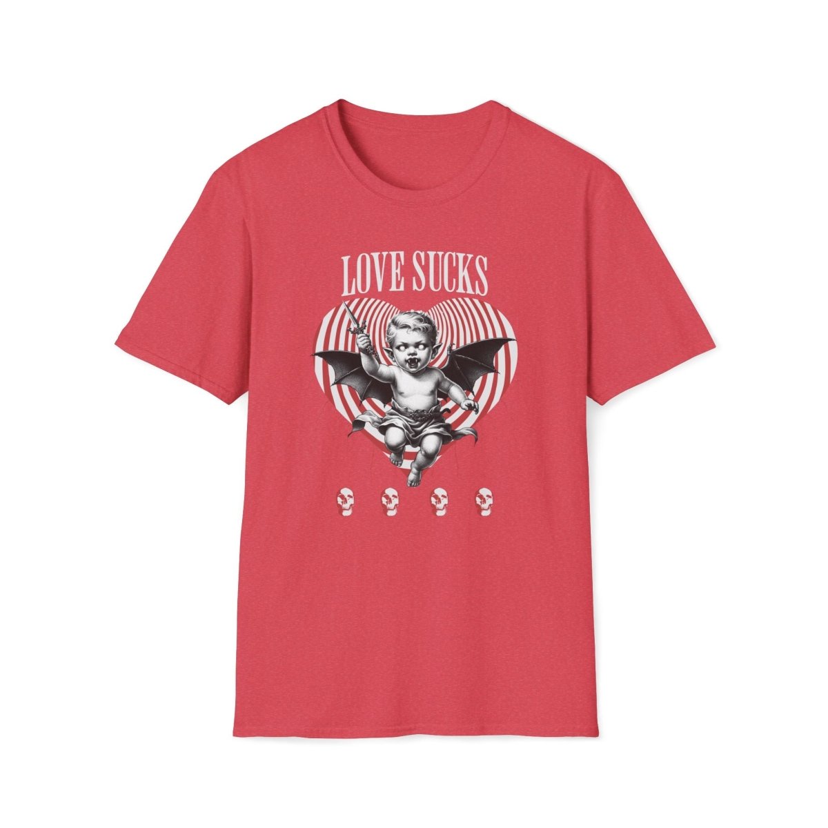 Love Bites Vampire Cupid Valentines Day Unisex T-Shirt - T - Generates