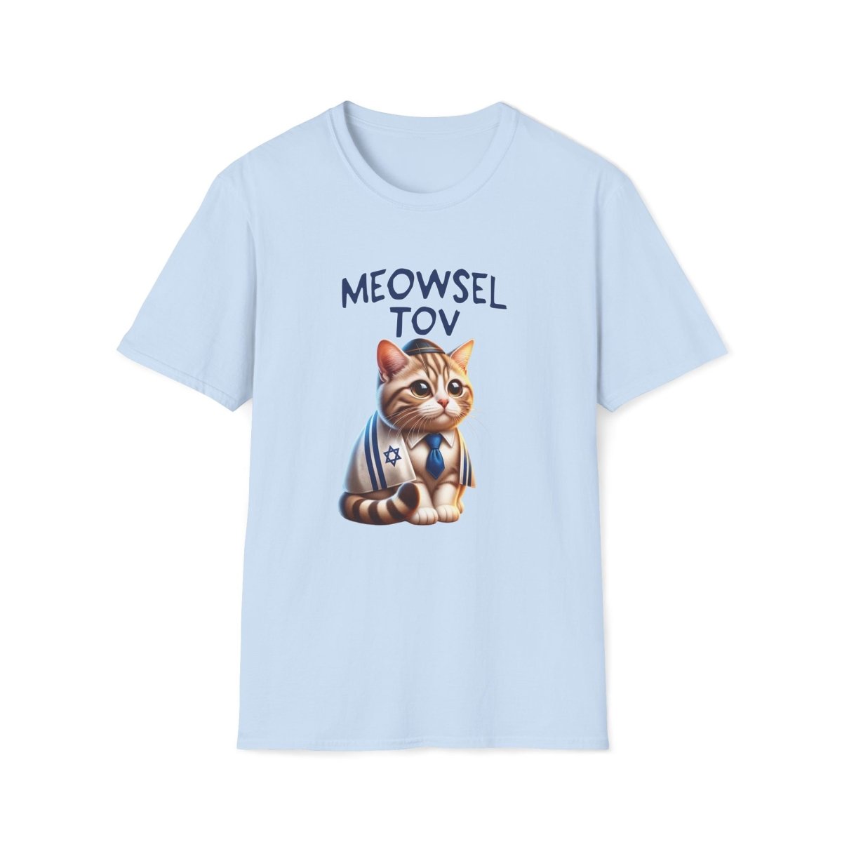 Meowsel Tov Hanukkah Unisex T-Shirt - T - Generates