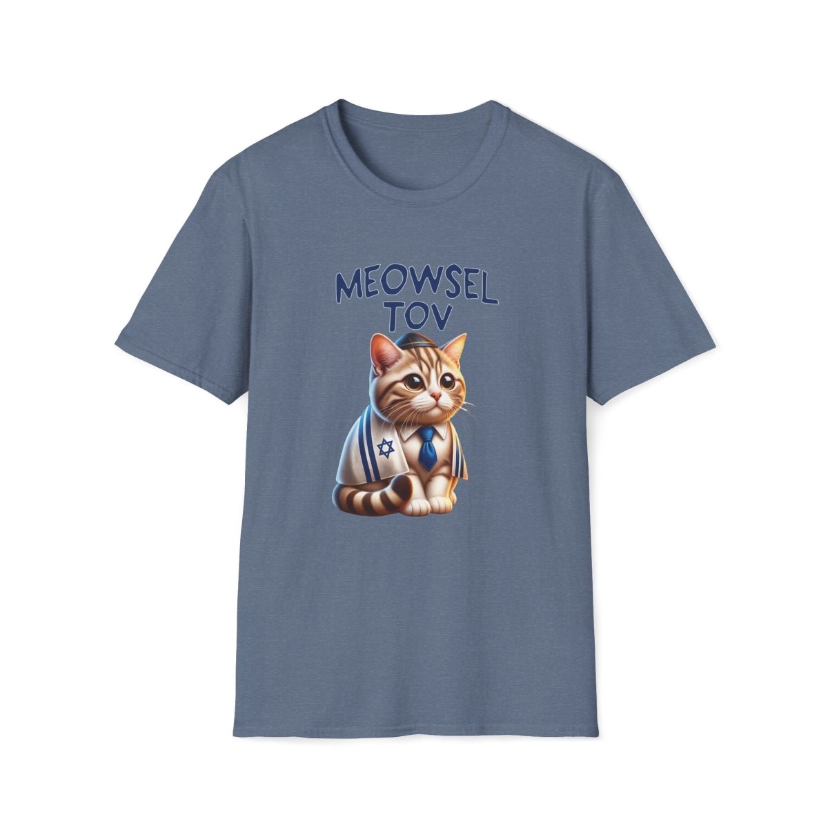 Meowsel Tov Hanukkah Unisex T-Shirt - T - Generates